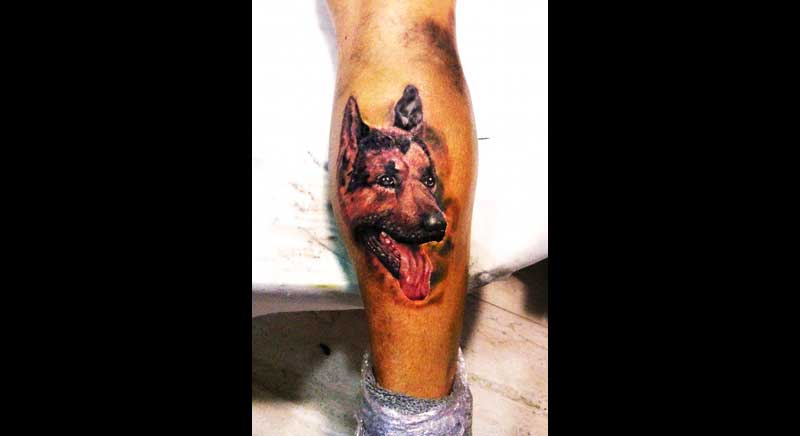 tatuaje de perro