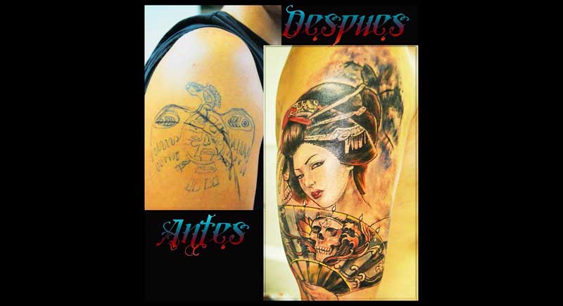 tatuaje geisha
